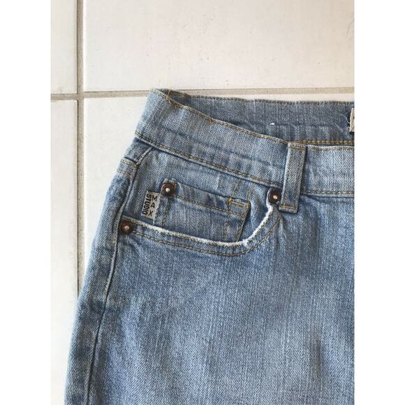 Max Studio Low Rise Stretch Flare Denim Jeans - Picture 3 of 11